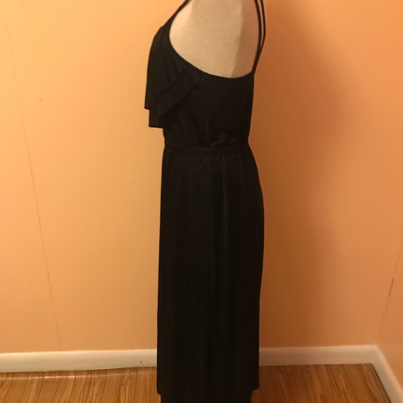 H&M black silky maxi dress - Picture 5 of 6